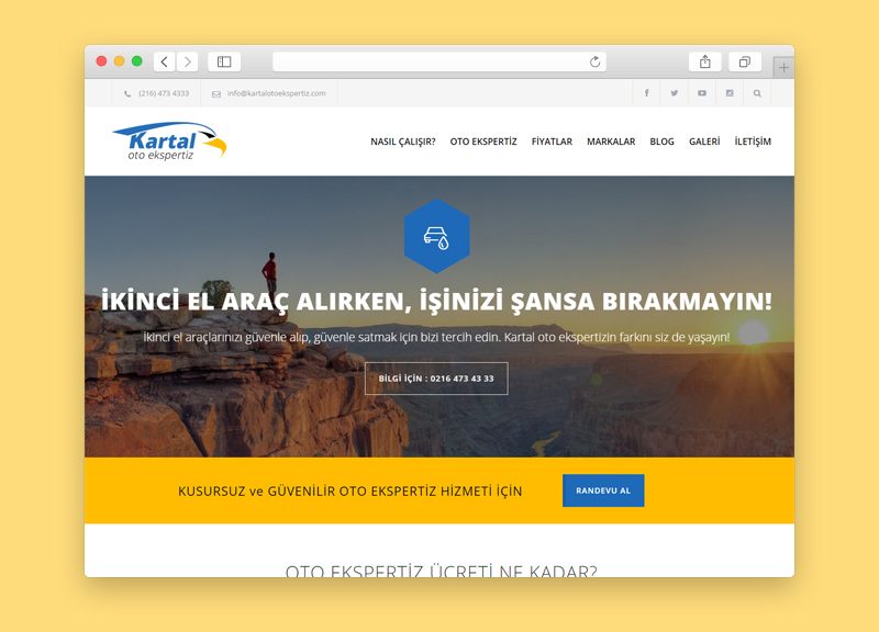 kartal oto ekspertiz website